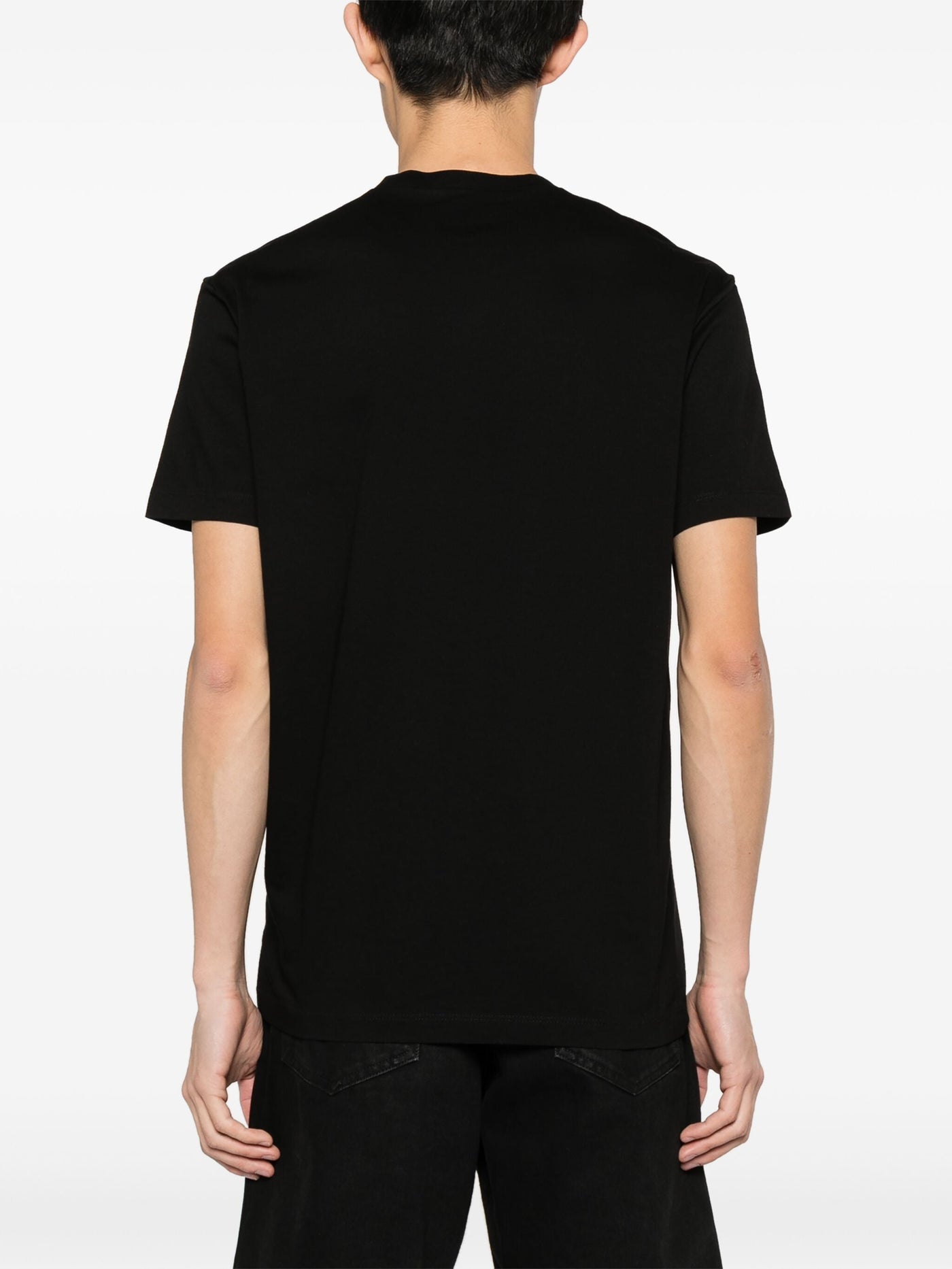 Dsquared2 – Schwarzes T-Shirt mit „Made with Love“-Print