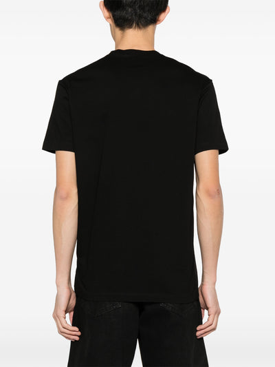 Dsquared2 – Schwarzes T-Shirt mit „Made with Love“-Print