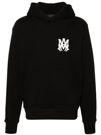 Amiri – Schwarzer Kapuzenpullover mit MA Core-Logo-Print