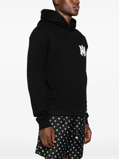 Amiri – Schwarzer Kapuzenpullover mit MA Core-Logo-Print