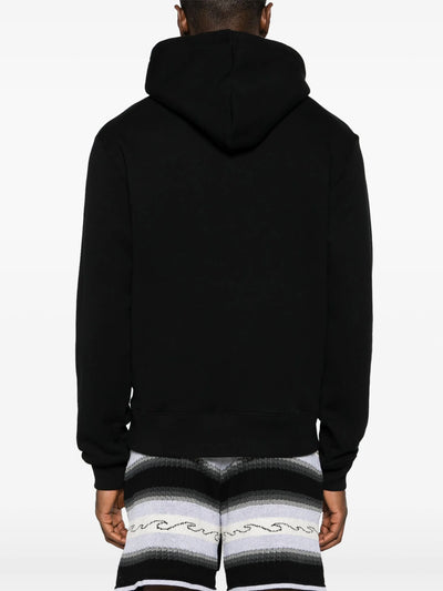 Amiri – Schwarzer Kapuzenpullover mit Core-Logo-Print