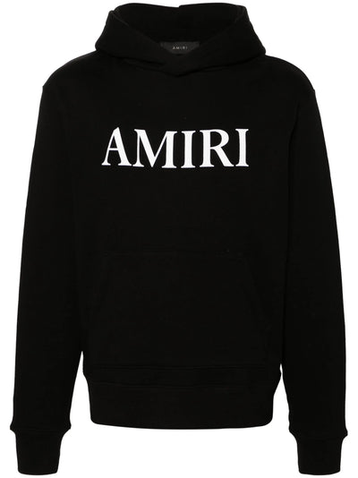 Amiri – Schwarzer Kapuzenpullover mit Core-Logo-Print