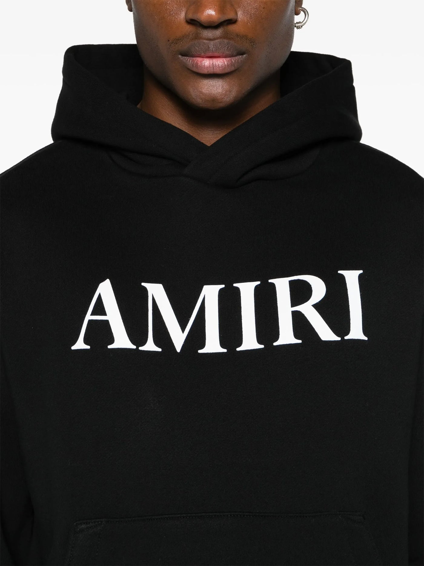 Amiri – Schwarzer Kapuzenpullover mit Core-Logo-Print