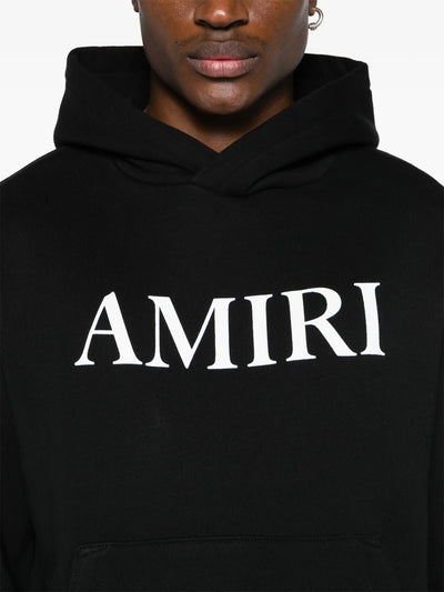 Amiri – Schwarzer Kapuzenpullover mit Core-Logo-Print