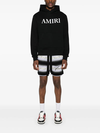 Amiri – Schwarzer Kapuzenpullover mit Core-Logo-Print