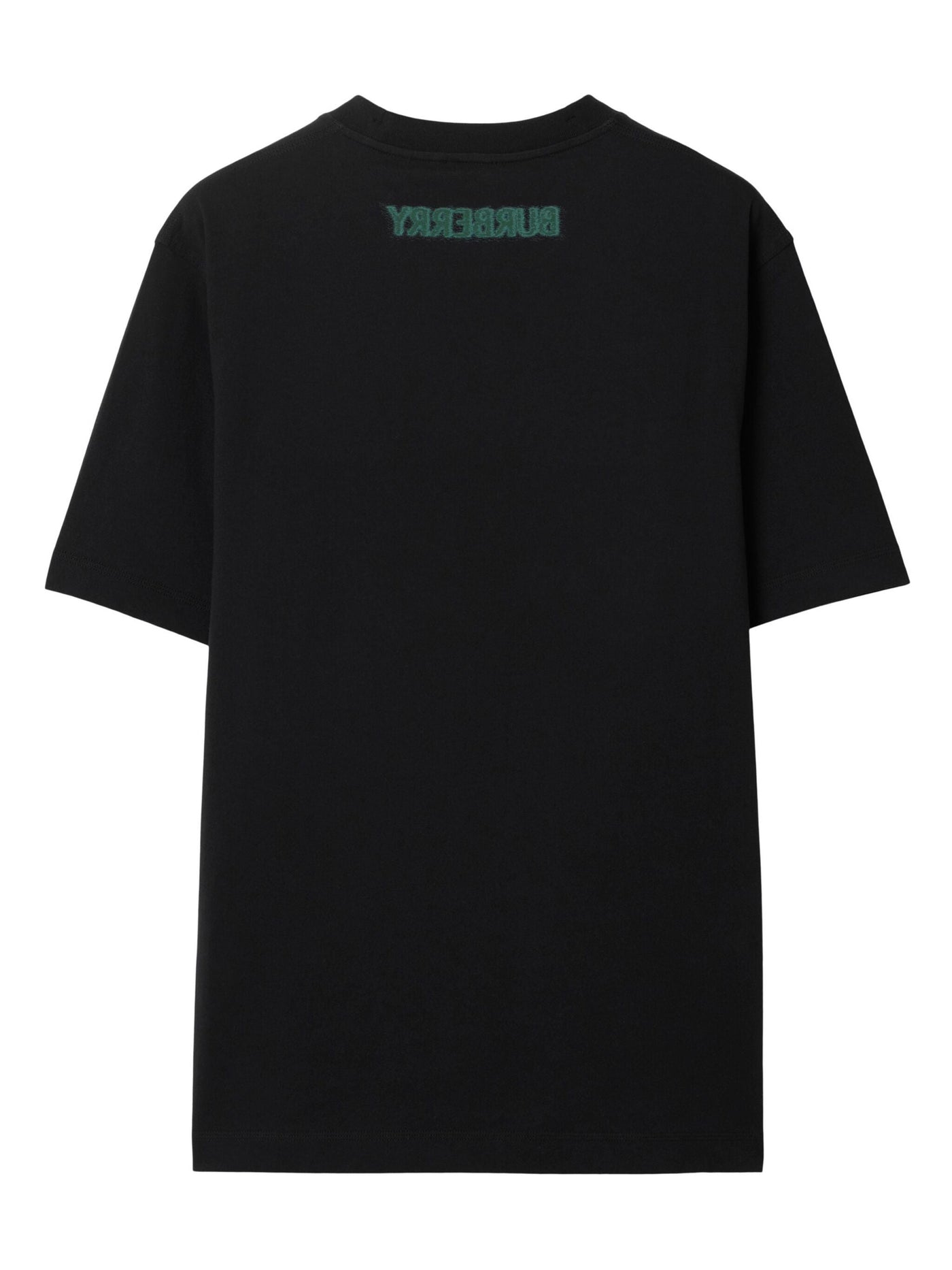 Burberry „Equestrian Knight“-T-Shirt mit Graffiti-Motiv in Schwarz