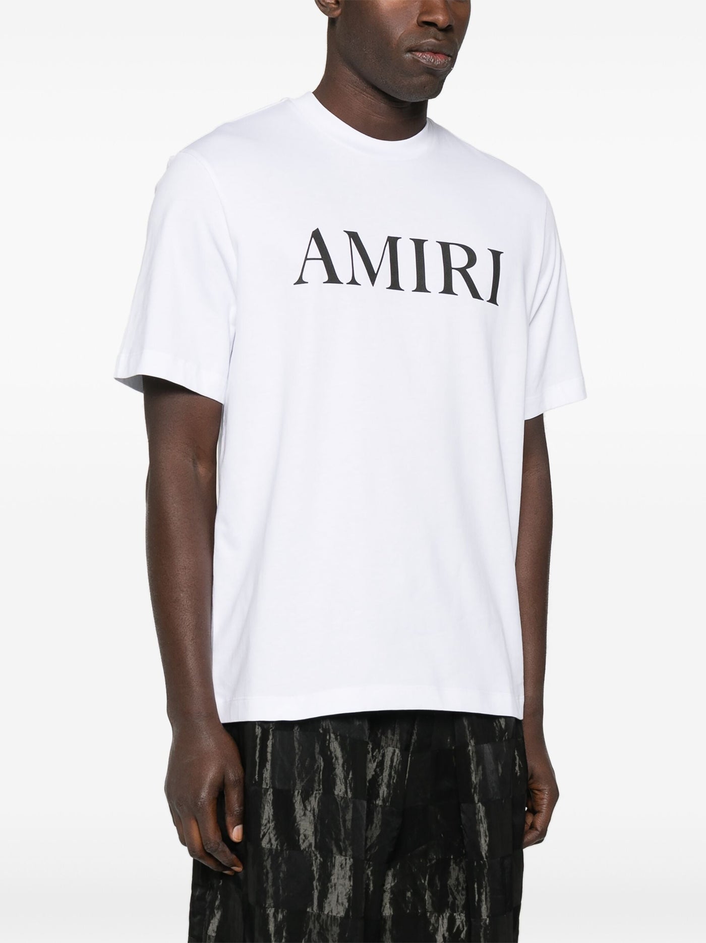 Amiri – Weißes T-Shirt mit Core-Logo-Aufdruck