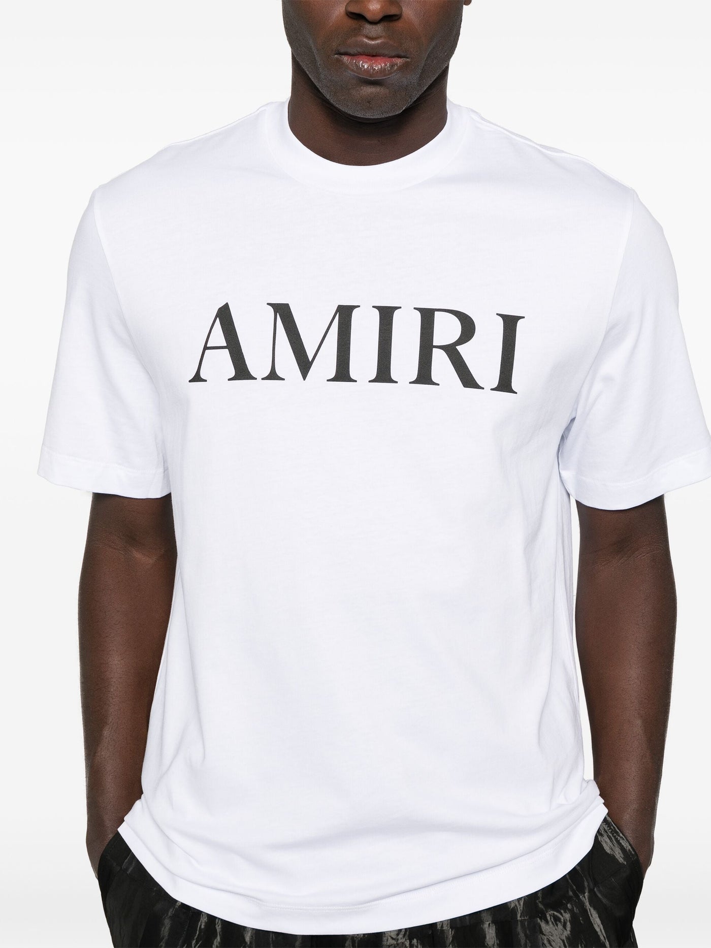 Amiri – Weißes T-Shirt mit Core-Logo-Aufdruck