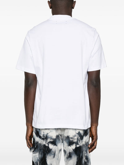 Amiri – T-Shirt „Art District“ mit Print in Weiß