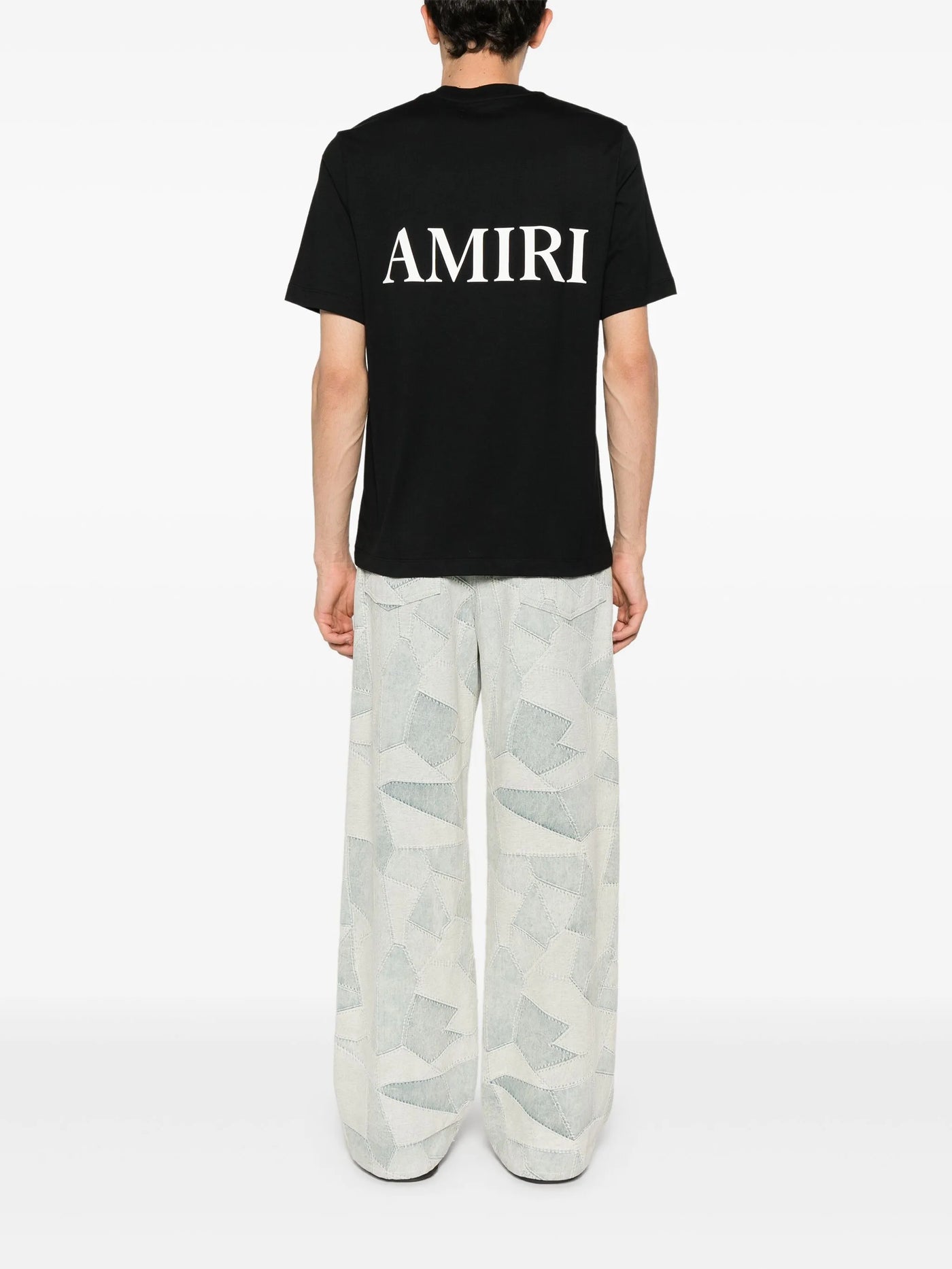 Amiri – Schwarzes T-Shirt mit MA Core-Logo-Aufdruck