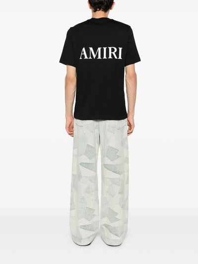 Amiri – Schwarzes T-Shirt mit MA Core-Logo-Aufdruck