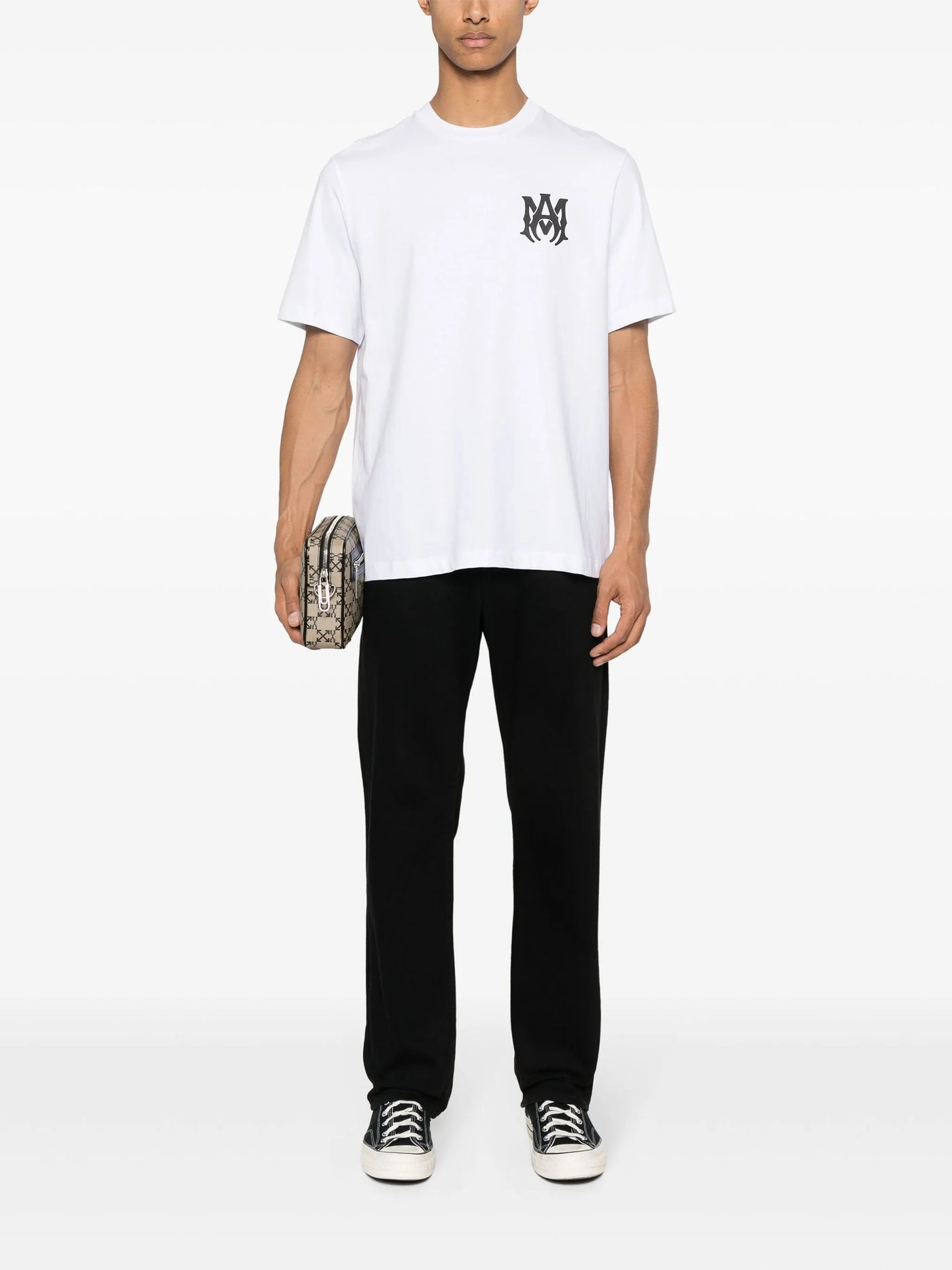 Amiri – Weißes T-Shirt mit MA Core-Logo-Aufdruck