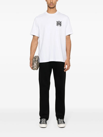 Amiri – Weißes T-Shirt mit MA Core-Logo-Aufdruck