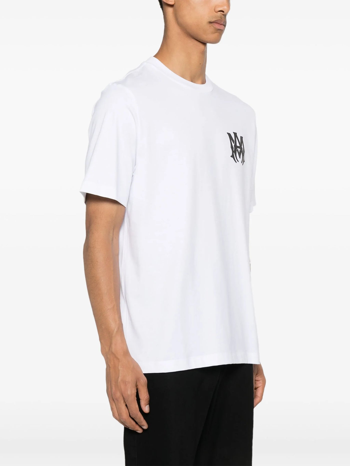 Amiri – Weißes T-Shirt mit MA Core-Logo-Aufdruck