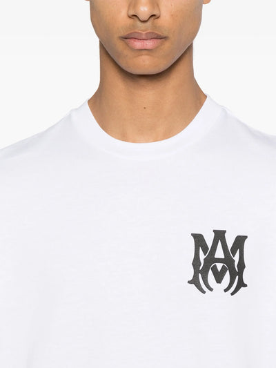 Amiri – Weißes T-Shirt mit MA Core-Logo-Aufdruck