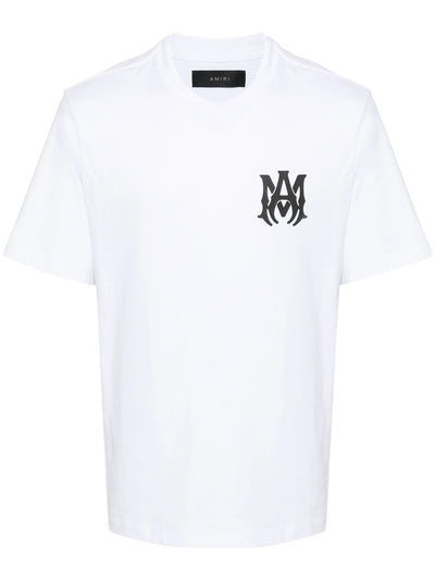 Amiri – Weißes T-Shirt mit MA Core-Logo-Aufdruck