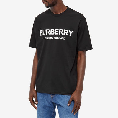 Burberry London – Letchford – Bedrucktes T-Shirt in Schwarz