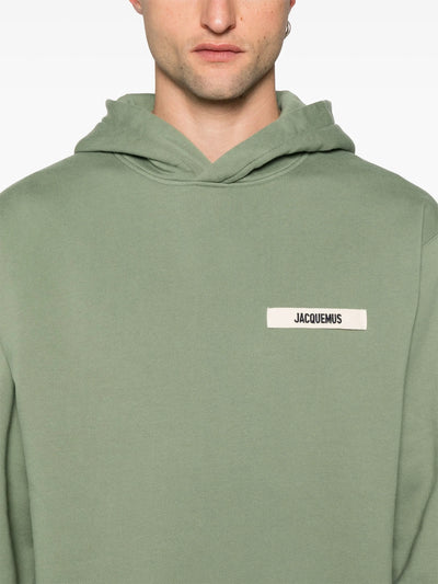 Jacquemus The Gros Grain Hoodie Grün