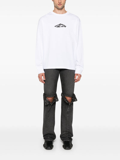 Dsquared2 – Weißes Sweatshirt mit Icon-Logo der New Generation