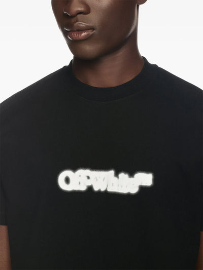 Off-White – Schwarzes T-Shirt mit Pfeil-Logo