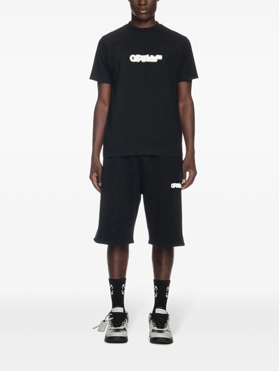 Off-White – Schwarzes T-Shirt mit Pfeil-Logo