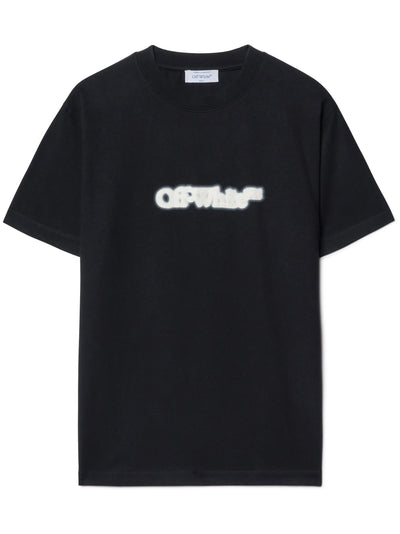 Off-White – Schwarzes T-Shirt mit Pfeil-Logo