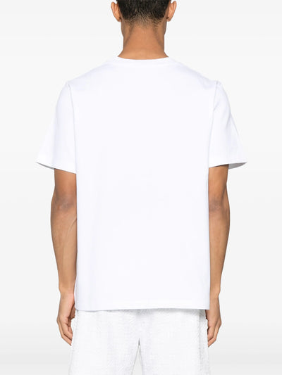 Casablanca – Weißes T-Shirt mit Surf-Print