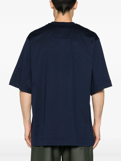 Givenchy – Oversize-T-Shirt „4G 1952“ mit Logostickerei in Mittelblau