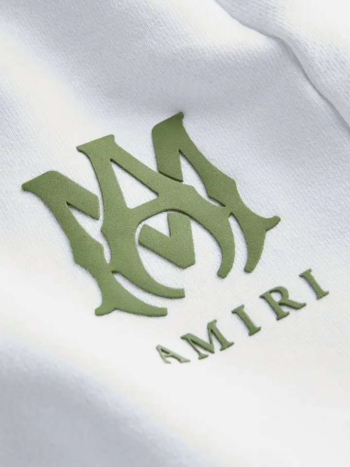 Amiri – Weiße Sweatshorts mit MA-Logo