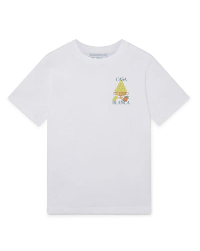 Casablanca Le Triomphe De Tennis T-Shirt Weiß