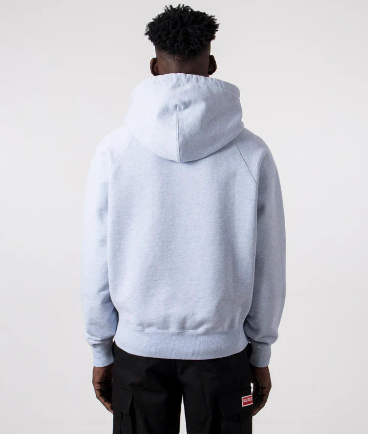 Ami Paris – Ami de Coeur – Kapuzenpullover mit Herzlogo in Hellblau