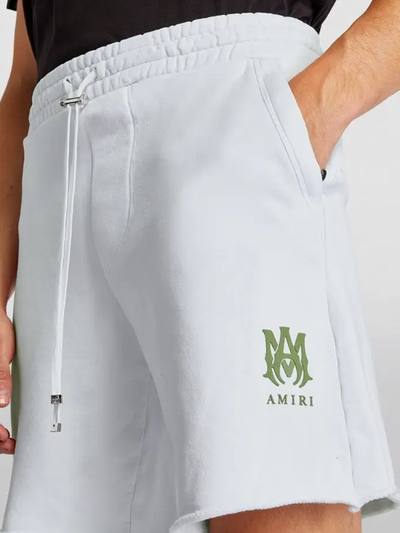 Amiri – Weiße Sweatshorts mit MA-Logo