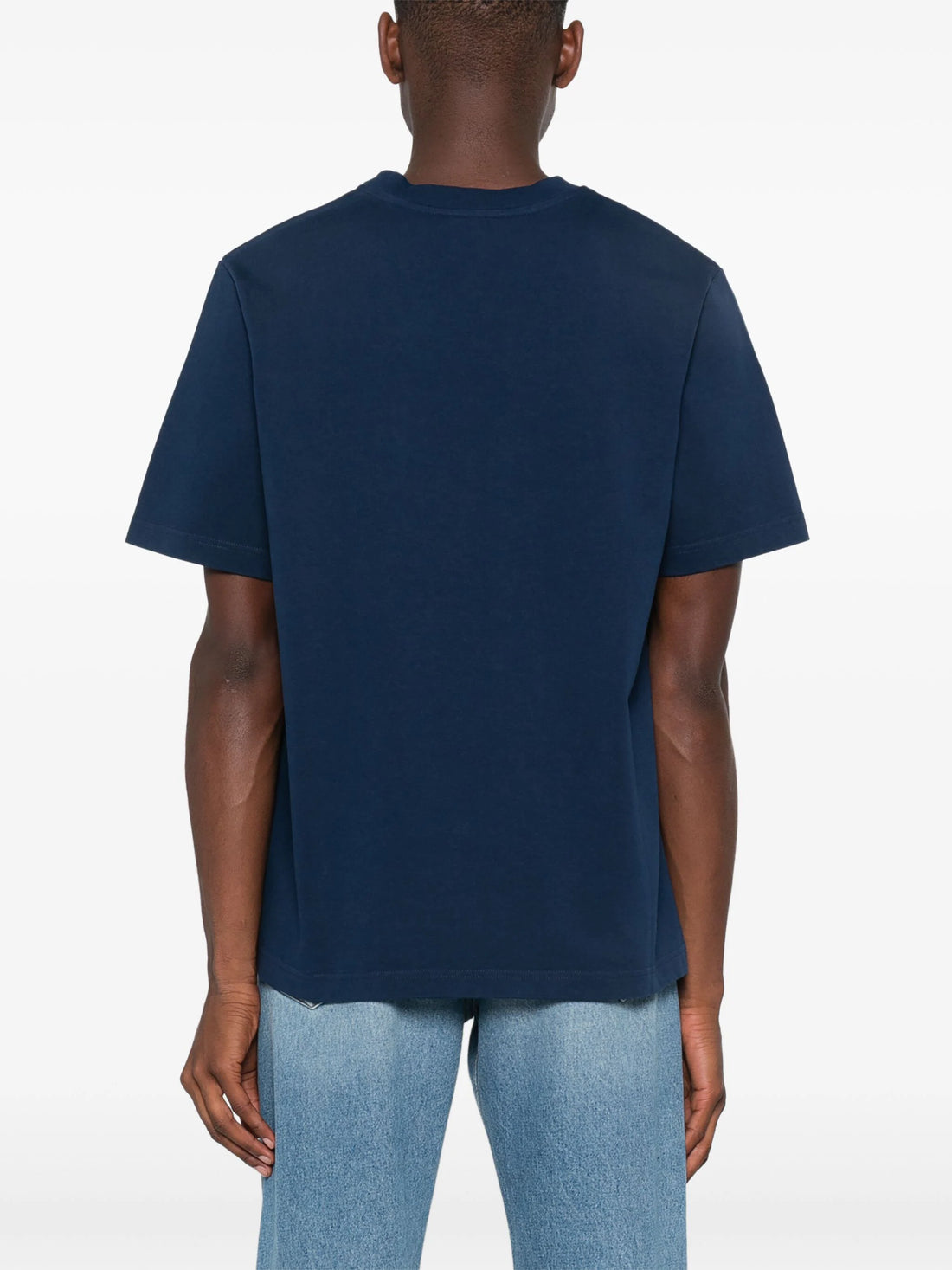 Casablanca – T-Shirt mit „La Medaille“-Print in Marineblau