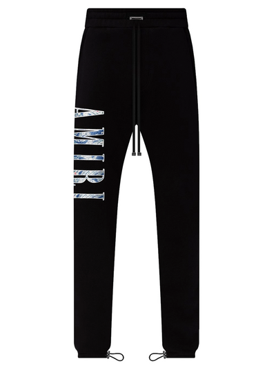 Amiri – Jogginghose mit Paisley-Logo-Applikation in Schwarz