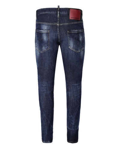 Dsquared2 – Distressed-Jeans in kanadischer Qualität in Blau