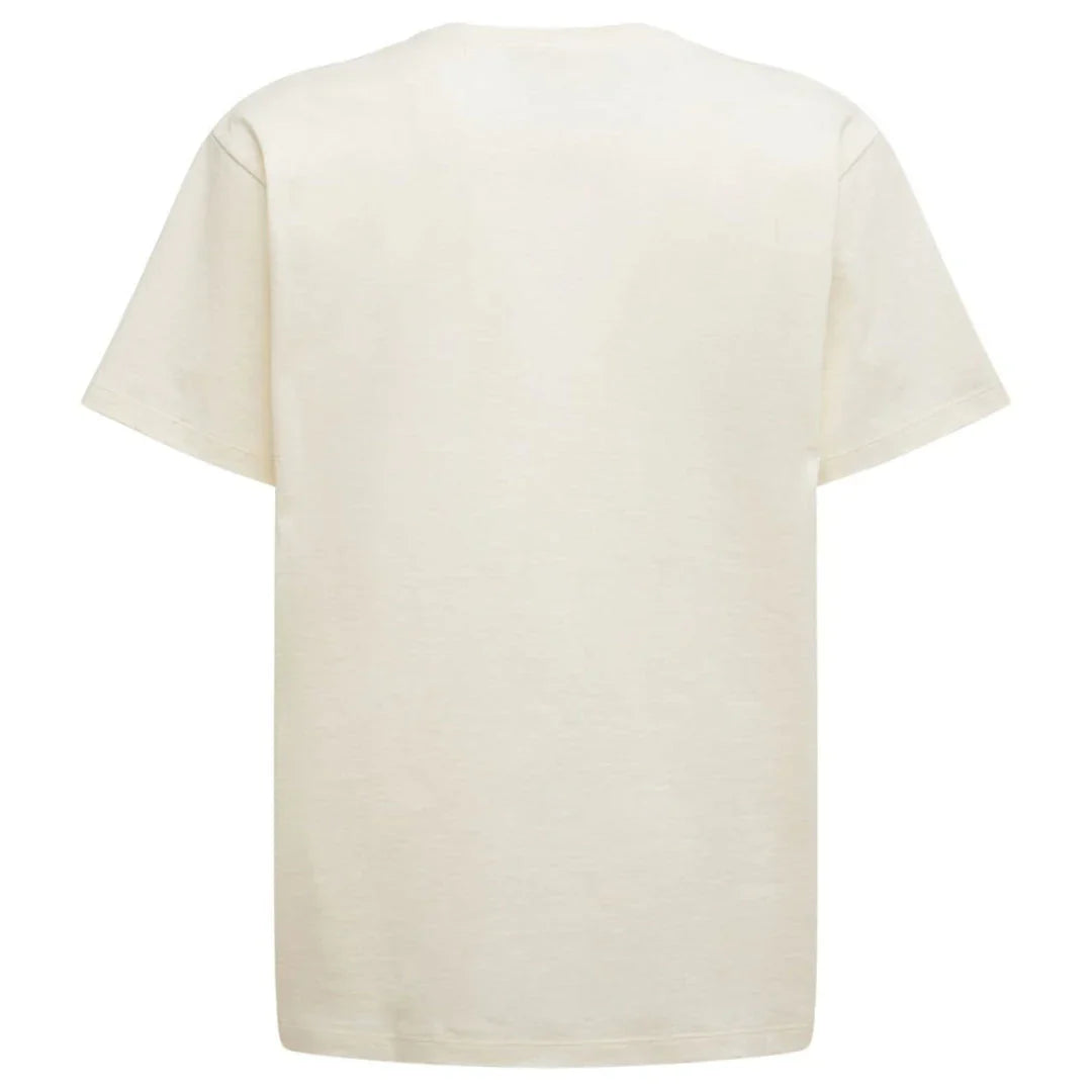 Gucci – Weißes T-Shirt mit Tiger-Print und Logo