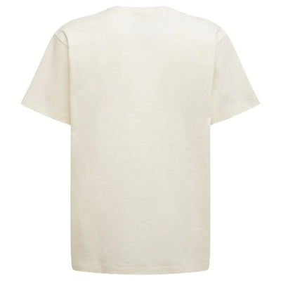 Gucci – Weißes T-Shirt mit Tiger-Print und Logo