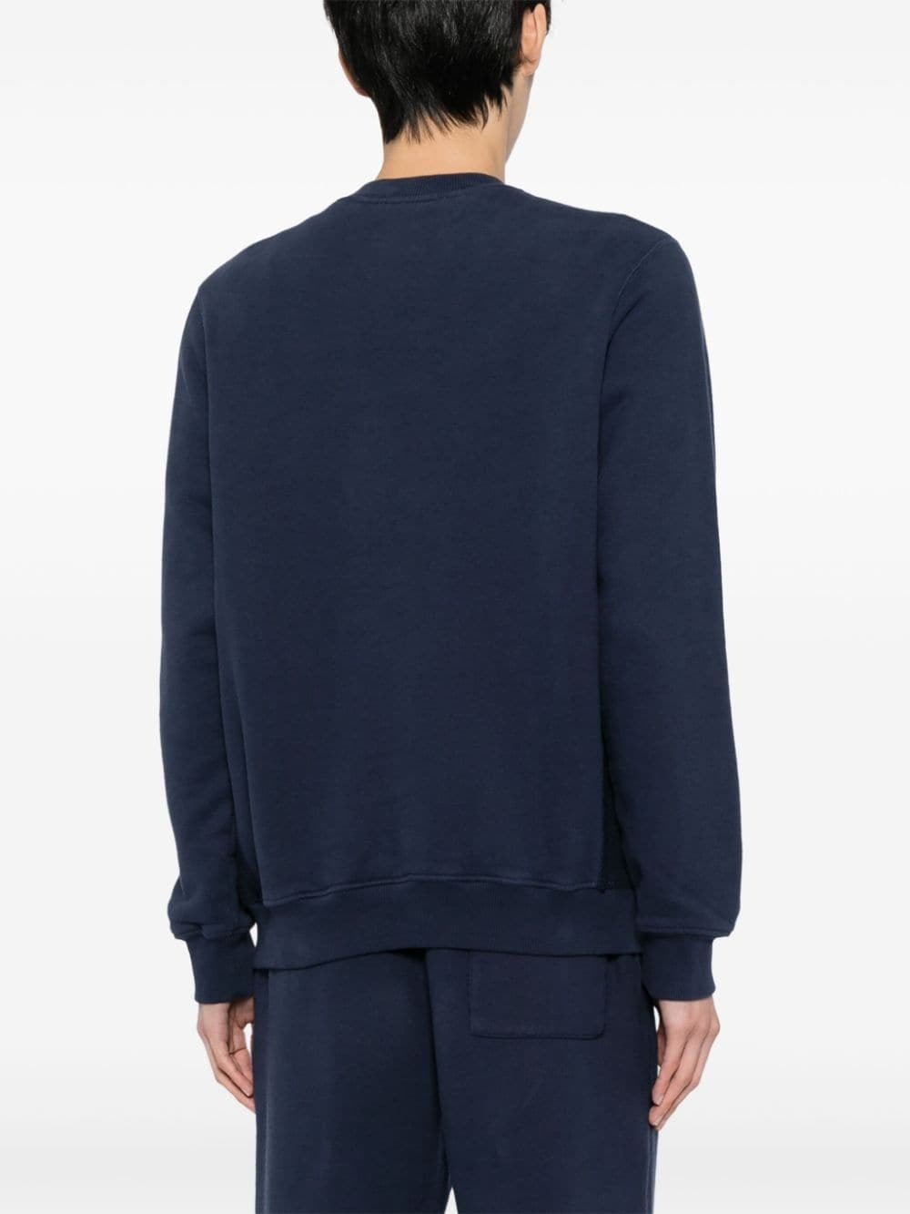 Casablanca Sweatshirt mit Rundhalsausschnitt und Diamant-Logo Blau