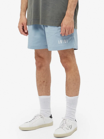 Amiri – Core – Blaue Badeshorts mit Logo
