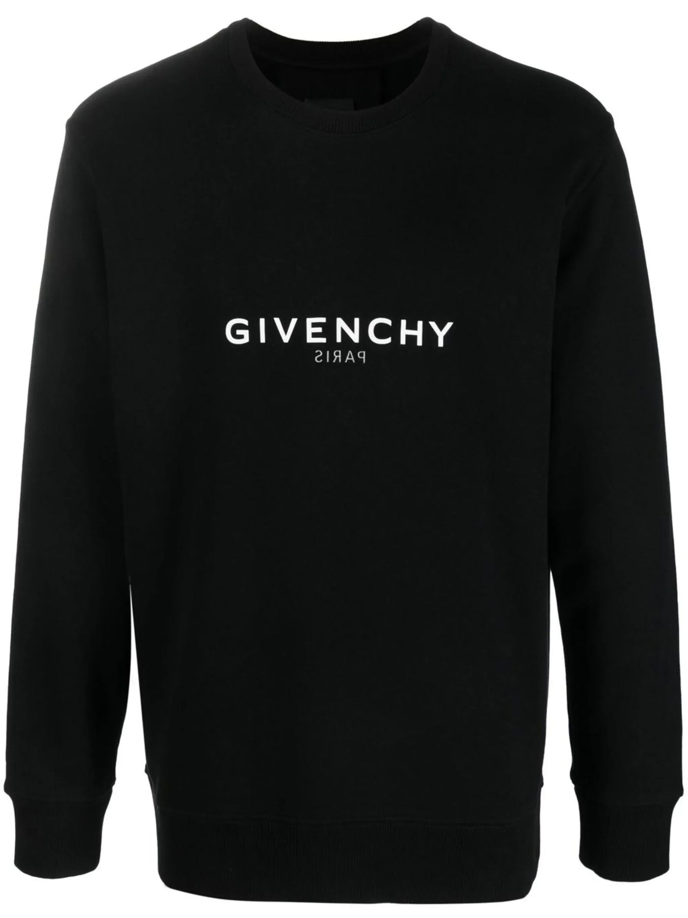 Givenchy – Reverse Paris – Schmal geschnittenes Sweatshirt in Schwarz