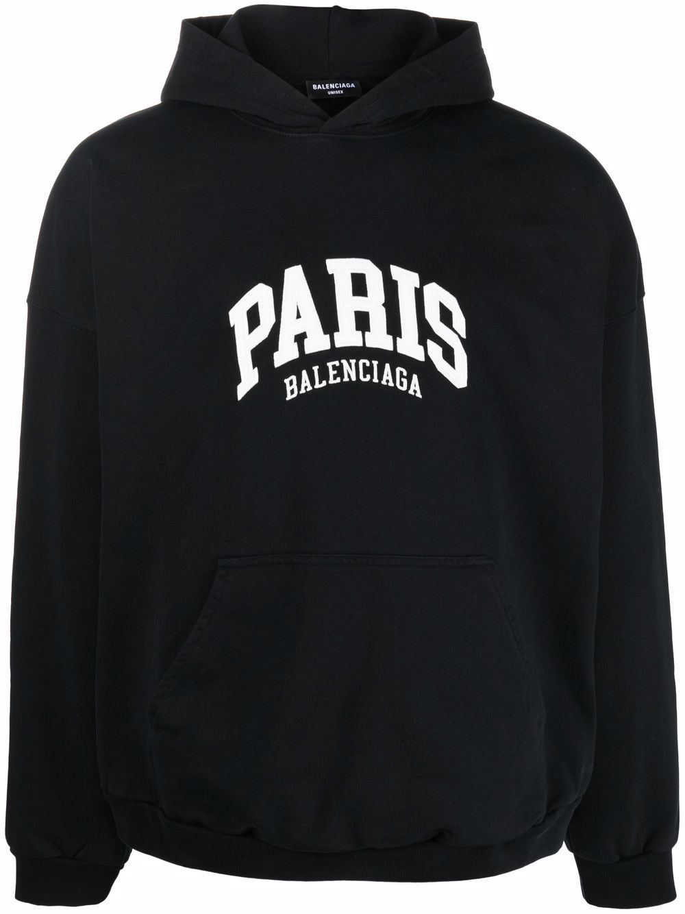 Balenciaga Cities Paris Hoodie Schwarz
