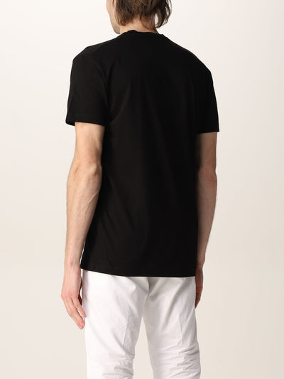 Dsquared2 6495 Arrow Baumwoll-T-Shirt Schwarz