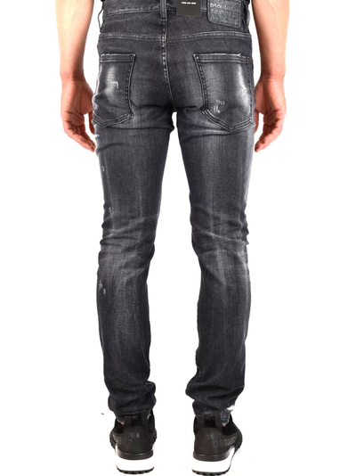 Dsquared2 – Cool Guy – Schwarze Jeans mit verblasstem Effekt