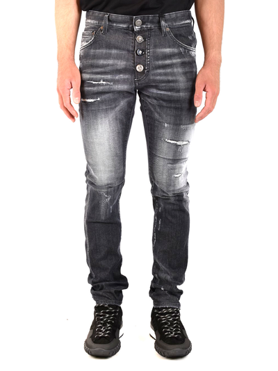 Dsquared2 – Cool Guy – Schwarze Jeans mit verblasstem Effekt