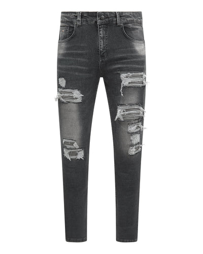 Magiri „Nanterre“ Jeans im Used-Look in Grau