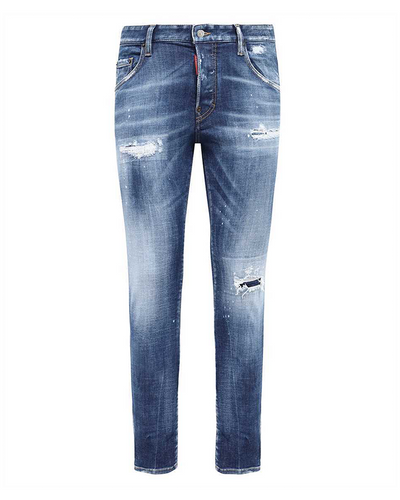Dsquared2 – Skaterjeans in Basic-Waschung in Blau