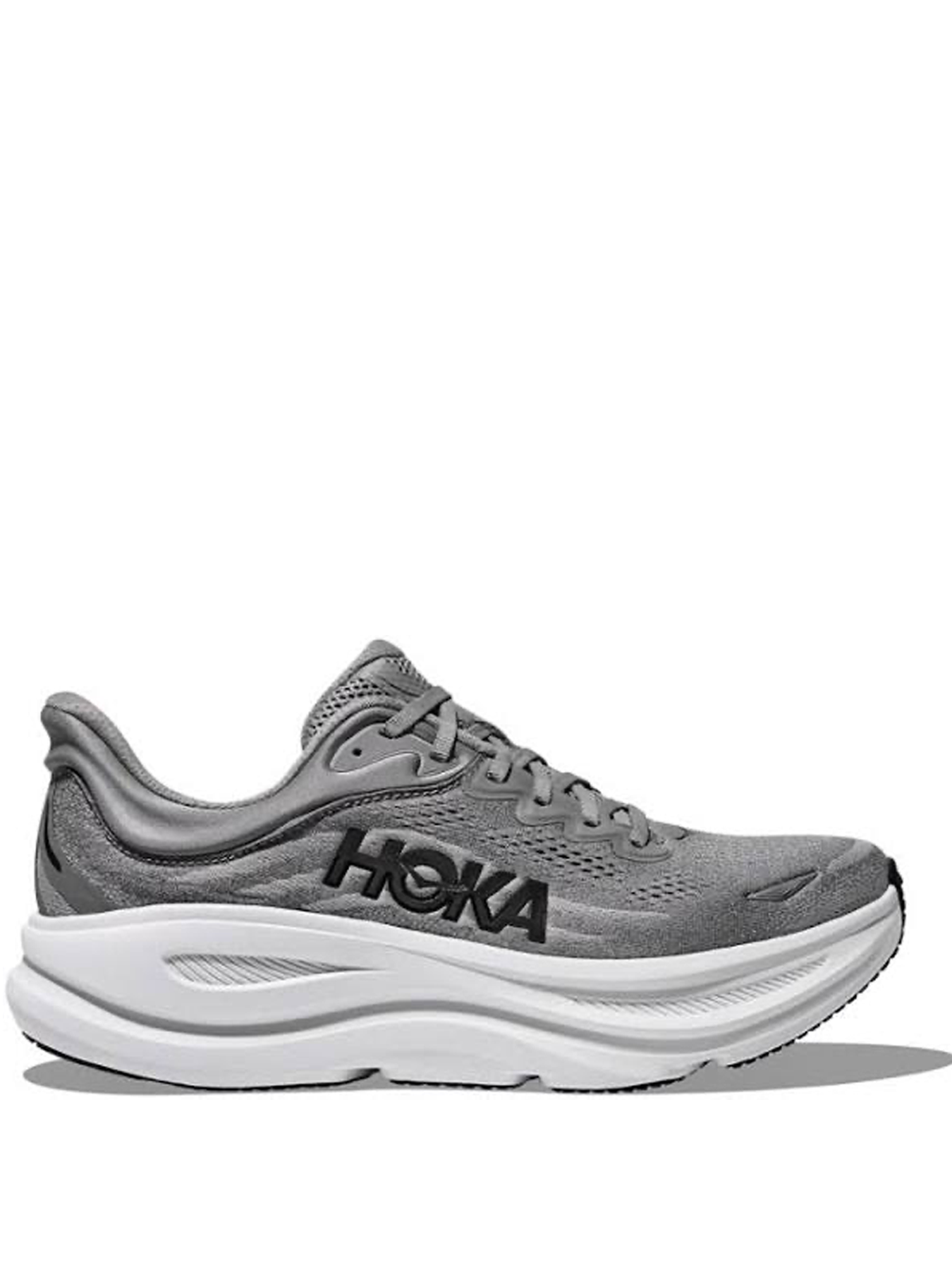 Hoka Bondi 9 Sneaker in Galactic Grey und Stellar Grey