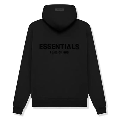 Fear Of God Essentials Schwarzer Hoodie (SS22)