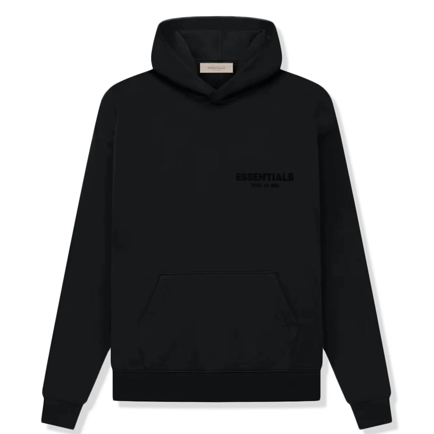 Fear Of God Essentials Schwarzer Hoodie (SS22)