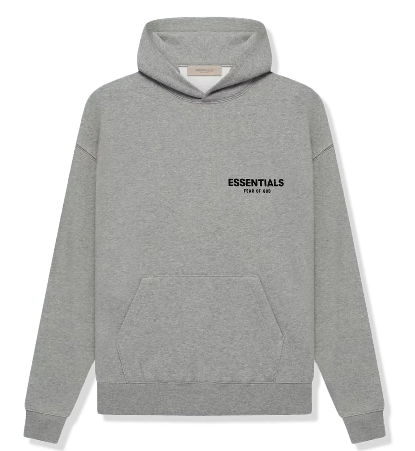 Fear Of God Essentials Kapuzenpullover in dunklem Haferflockengrün (SS22)